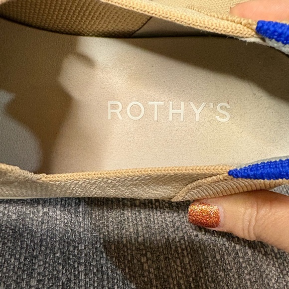 Rothy's The Original Slip On City Sneakers Sand Shoes Men’s Sz 9 Women’s Sz 10.5 - Picture 8 of 9